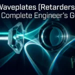 Professional header image for educational tutorial: Waveplates (Retarders): The Complete Engineer's Guide